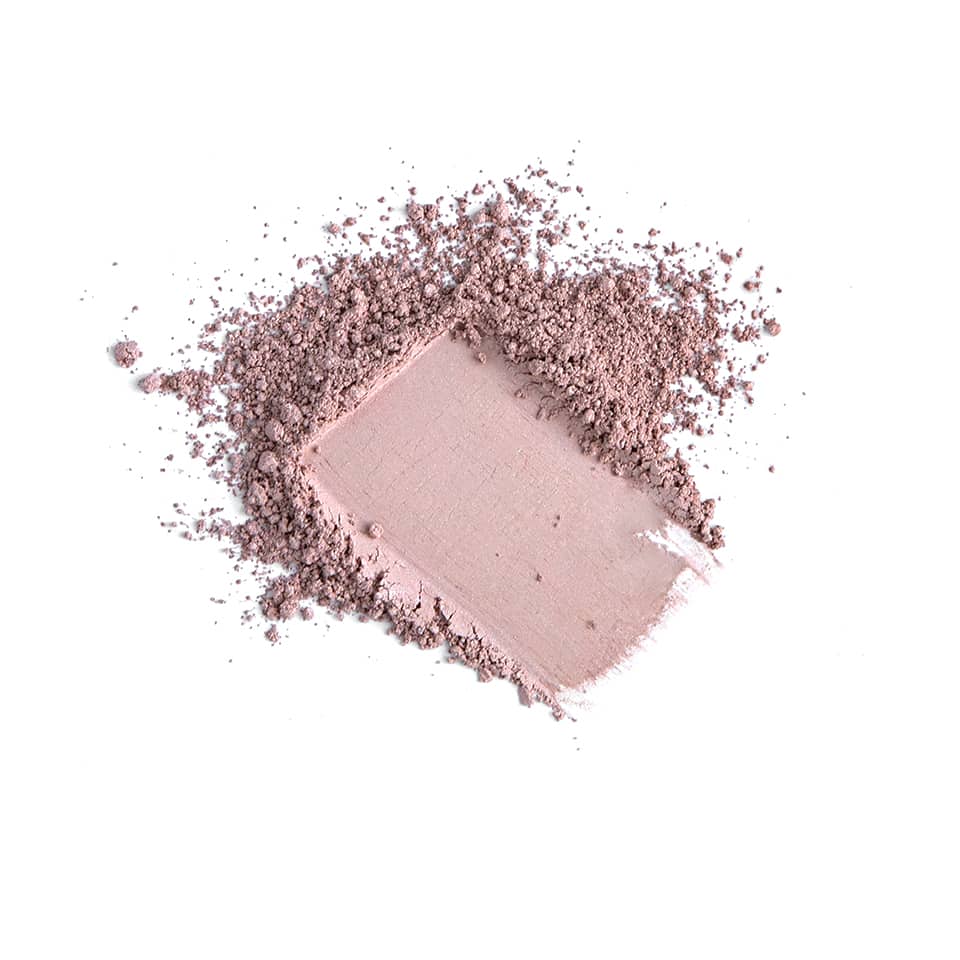 loose mineral eyeshadow, cotton candy / full